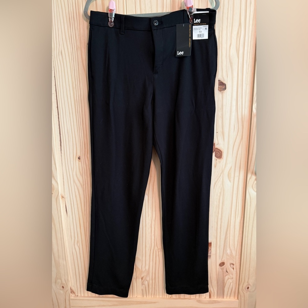 Lee Women's Black Straight Leg Pants